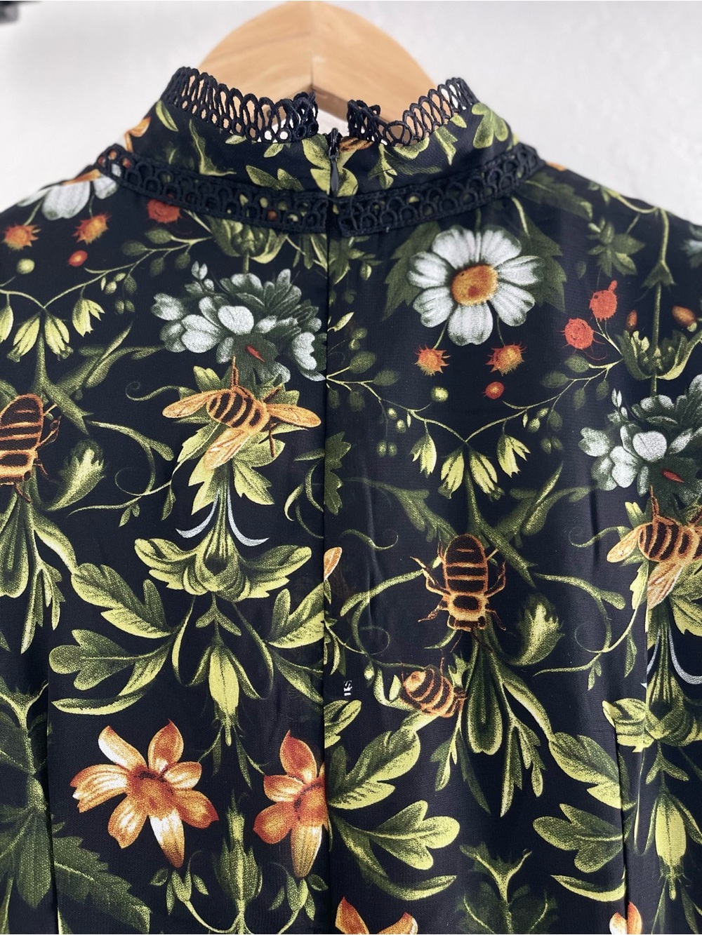 DALIA MACPHEE three-quarter sleeve floral maxi dress, Small - Picture 3 of 8